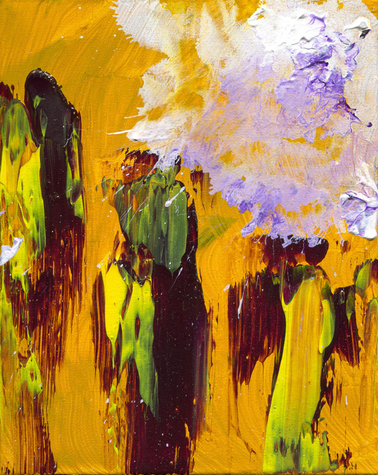 Day 56 of 365 — abstract grief painting