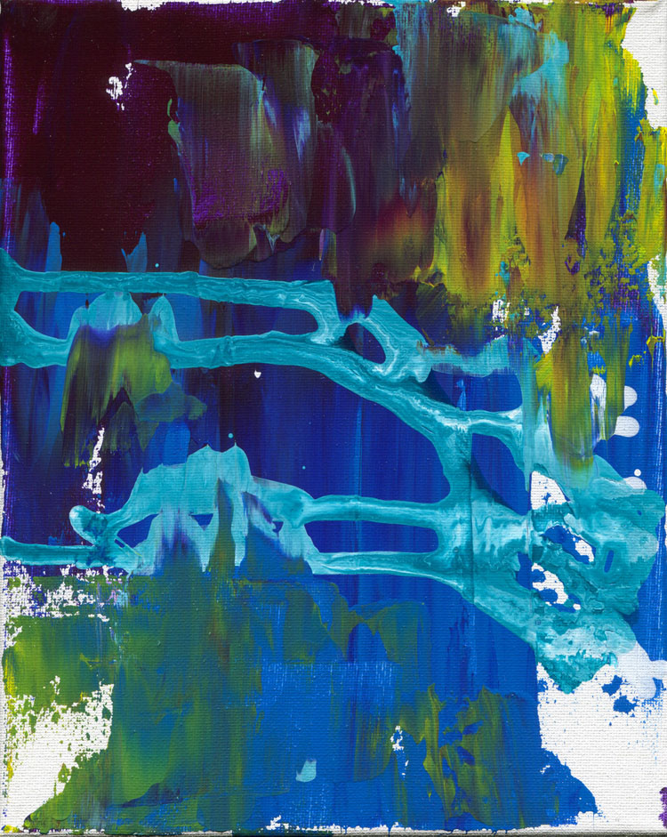 Day 58 of 365 — abstract grief painting