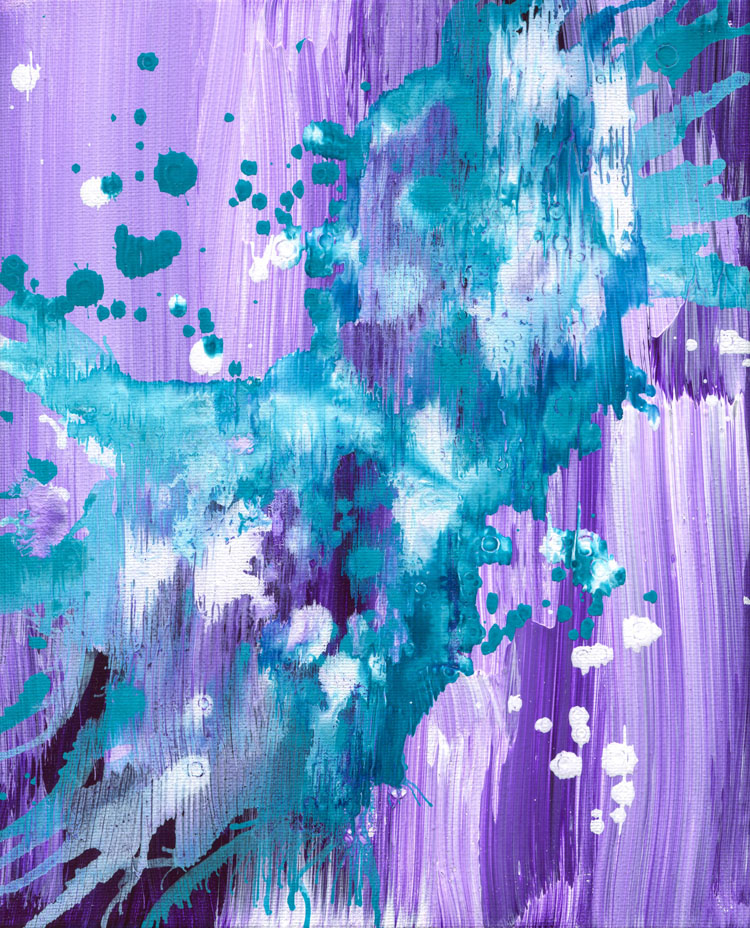 Day 59 of 365 — abstract grief painting