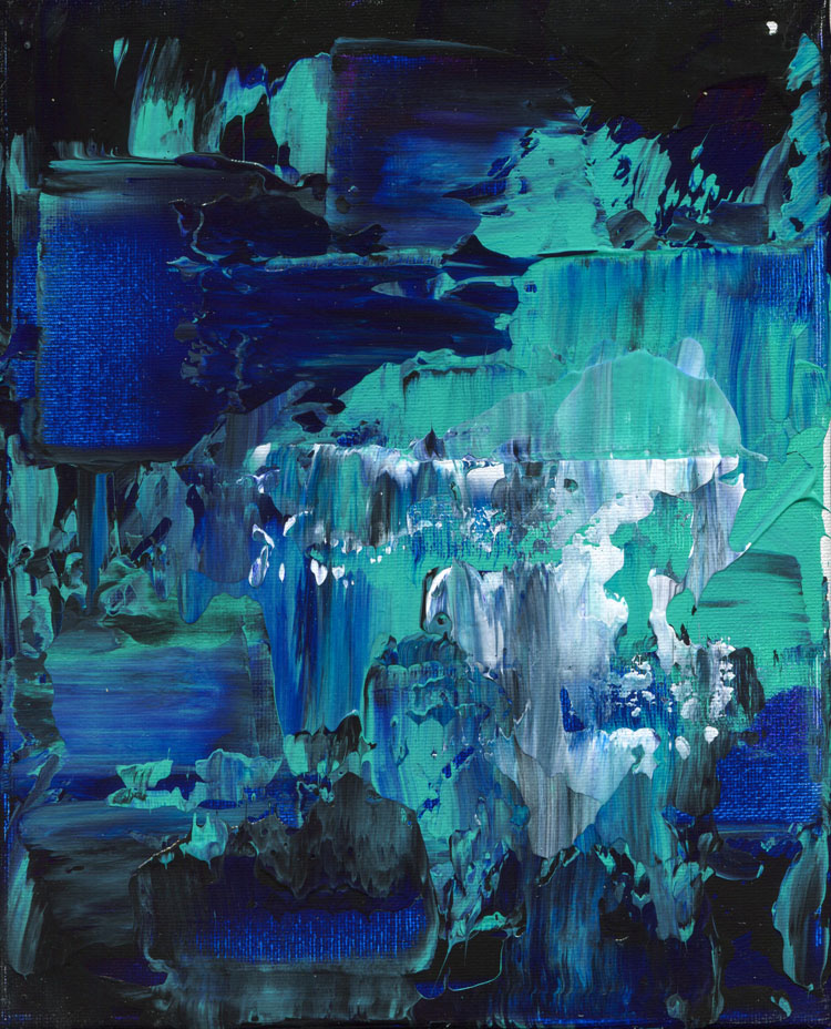 Day 60 of 365 — abstract grief painting from The Art of Grieving project