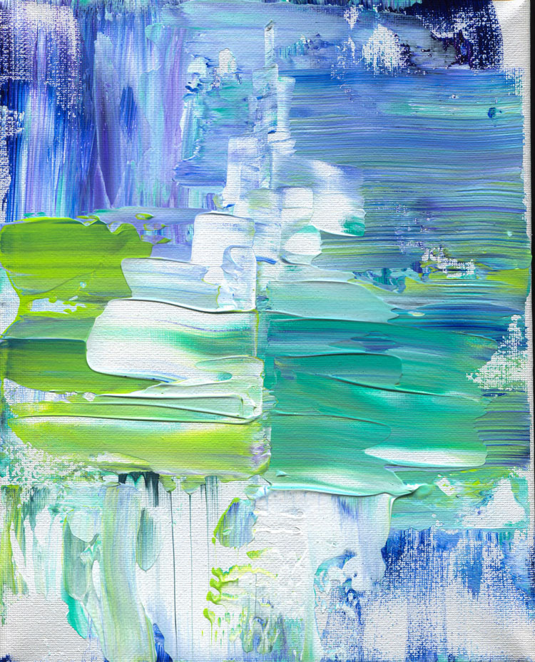 Day 61 of 365 — abstract grief painting