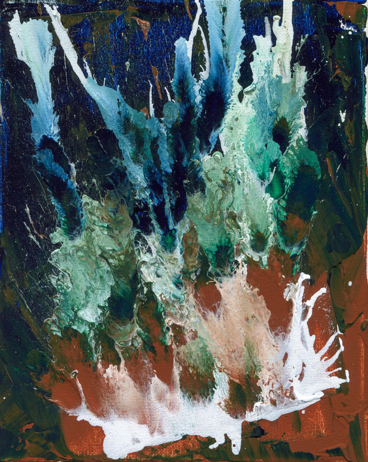 Day 63 of 365 — abstract grief painting