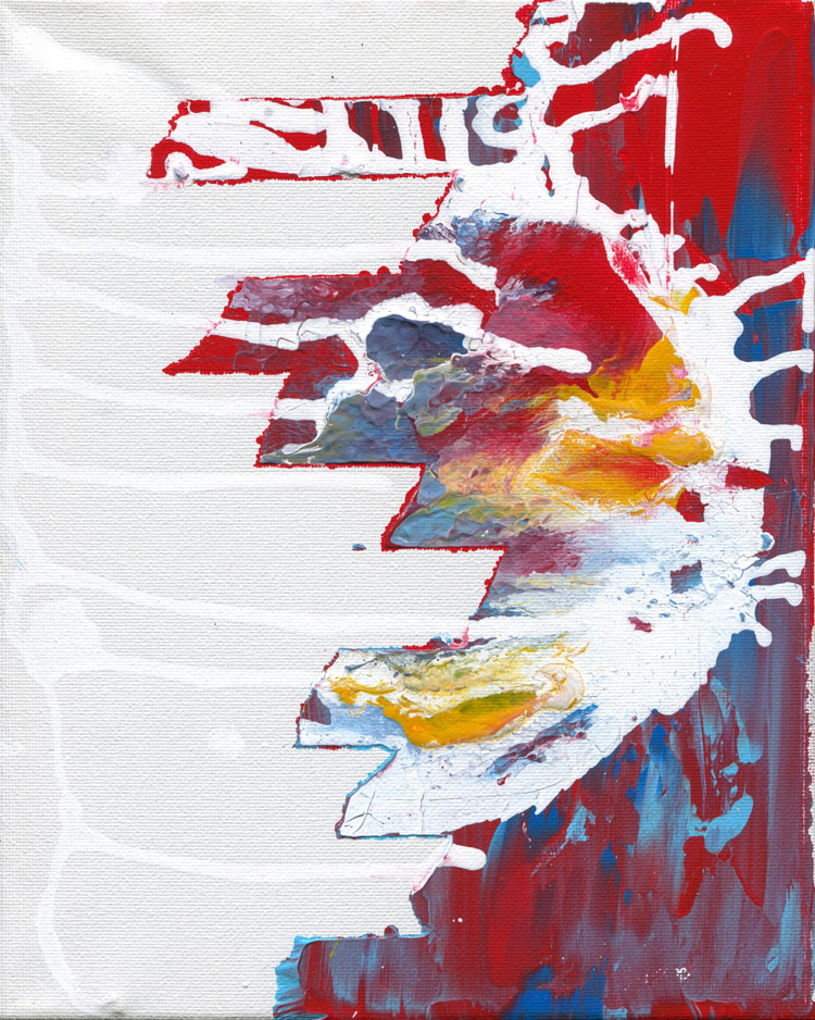 Day 65 of 365 — abstract grief painting