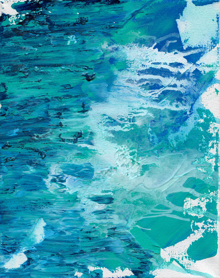 Day 67 of 365 — abstract grief painting