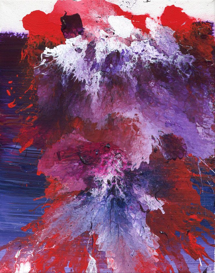 Day 68 of 365 — abstract grief painting