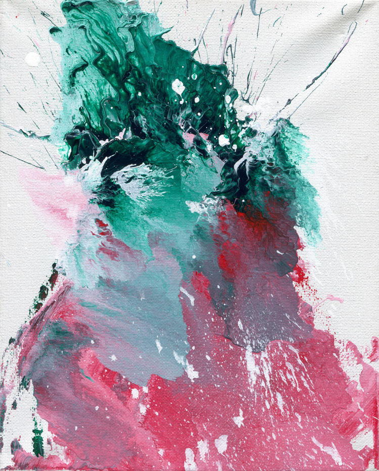 Day 72 of 365 — abstract grief painting