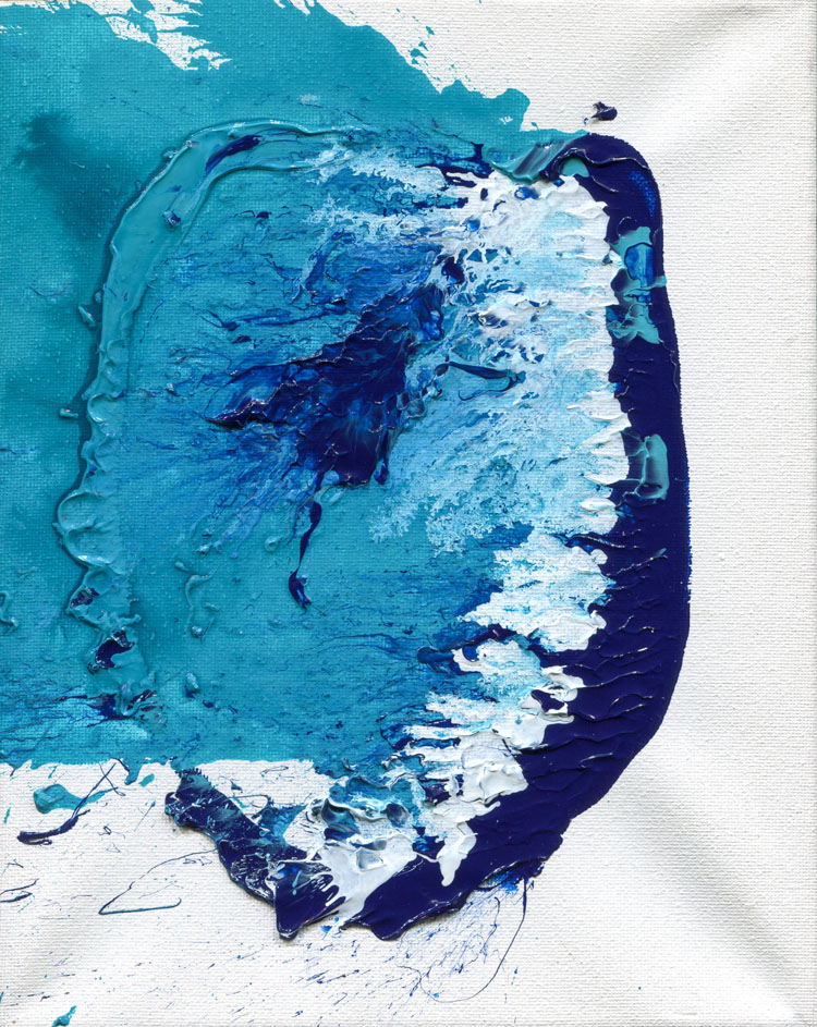 Day 75 of 365 — abstract grief painting