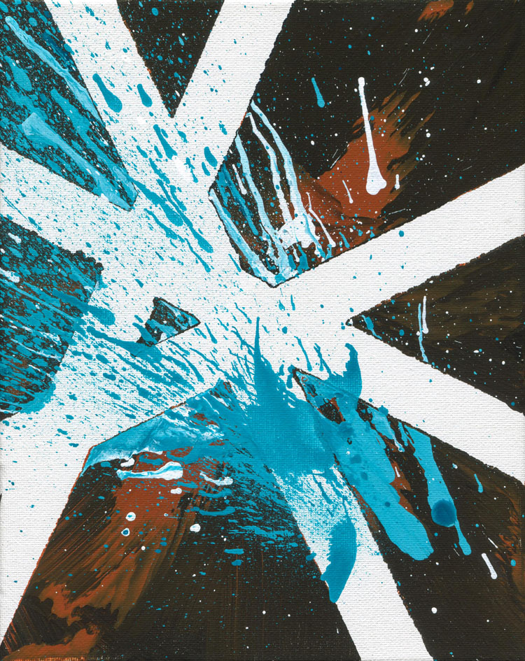 Day 78 of 365 — abstract grief painting