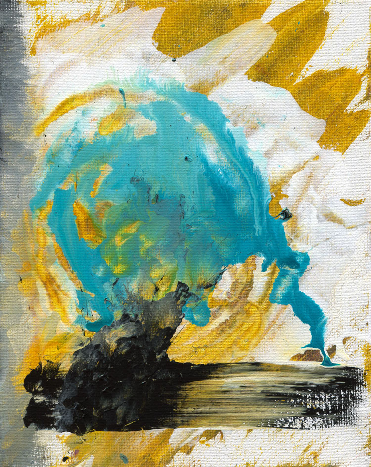 Day 7 of 365 — abstract grief painting