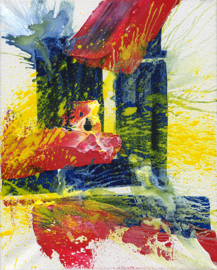 Day 80 of 365 — abstract grief painting