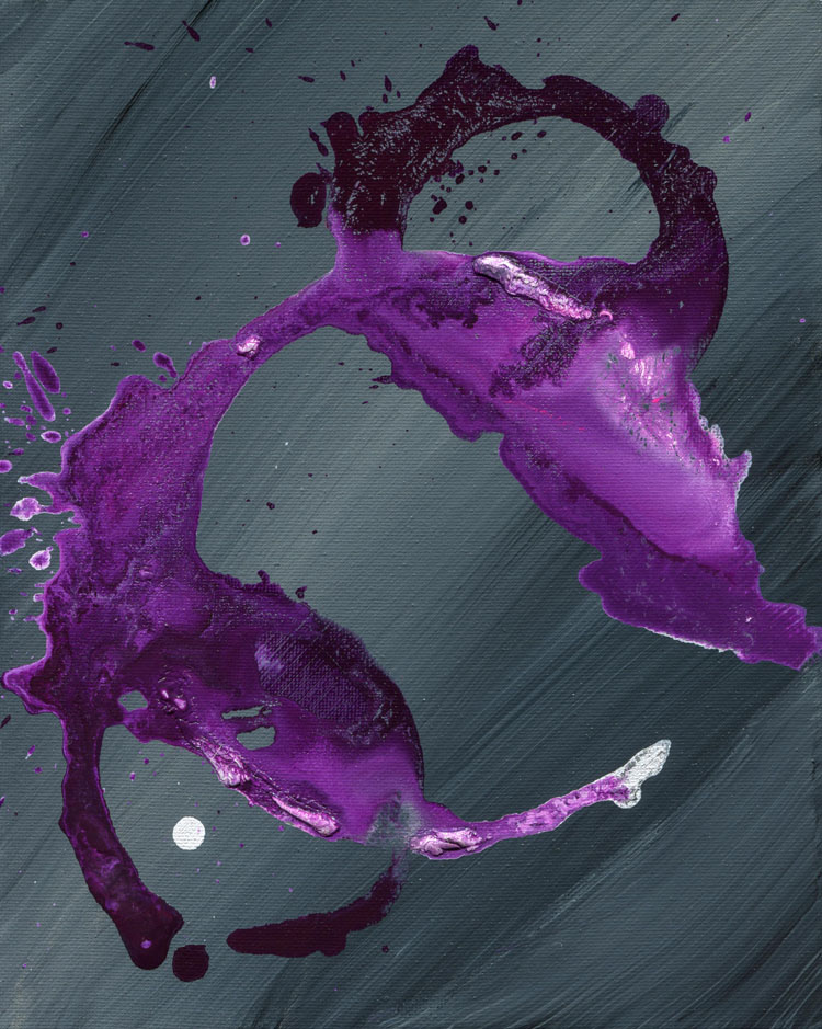 Day 83 of 365 — abstract grief painting