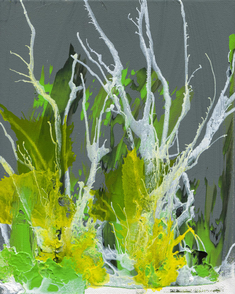 Day 84 of 365 — abstract grief painting