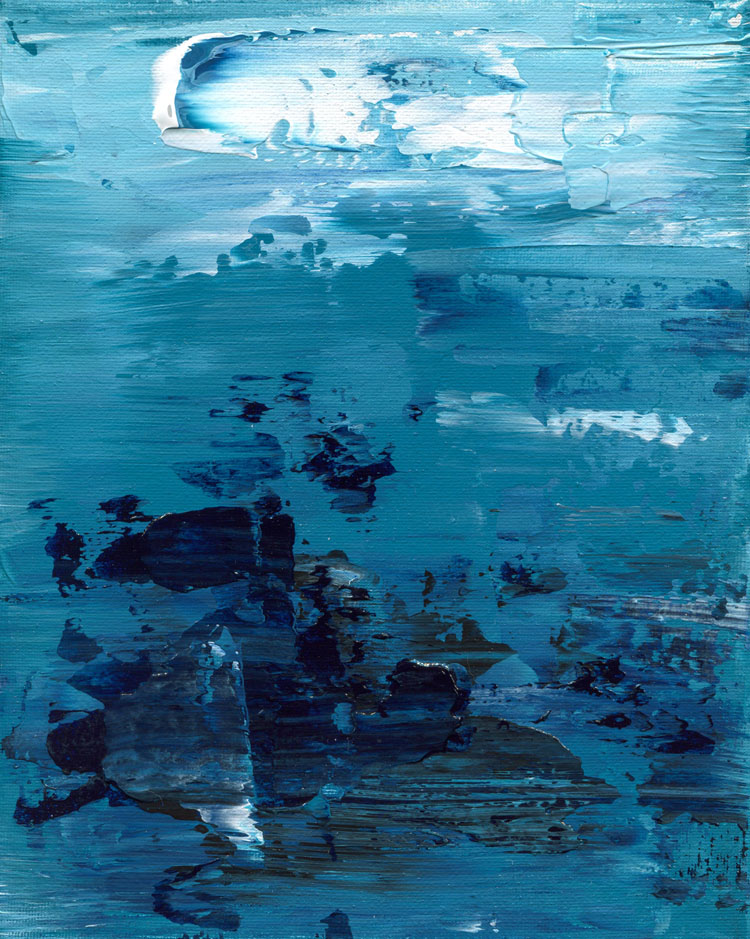 Day 87 of 365 — abstract grief painting