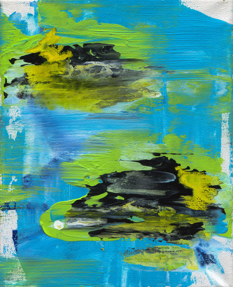 Day 88 of 365 — abstract grief painting