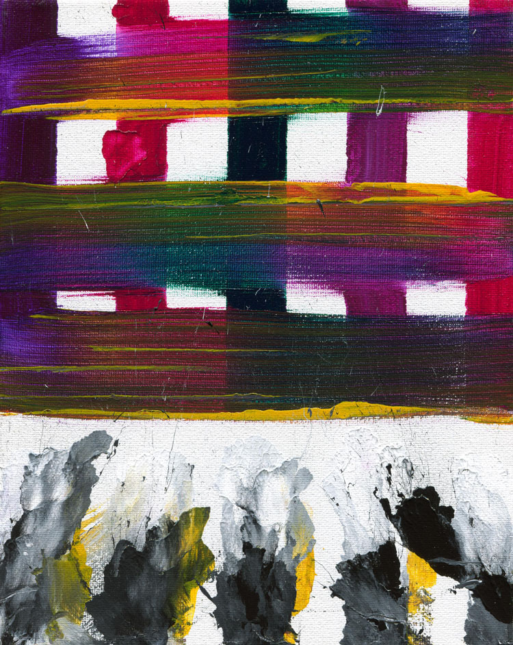 Day 8 of 365 — abstract grief painting