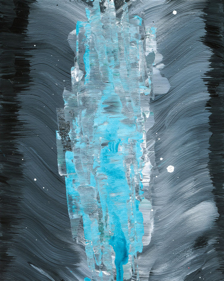 Day 94 of 365 — abstract grief painting