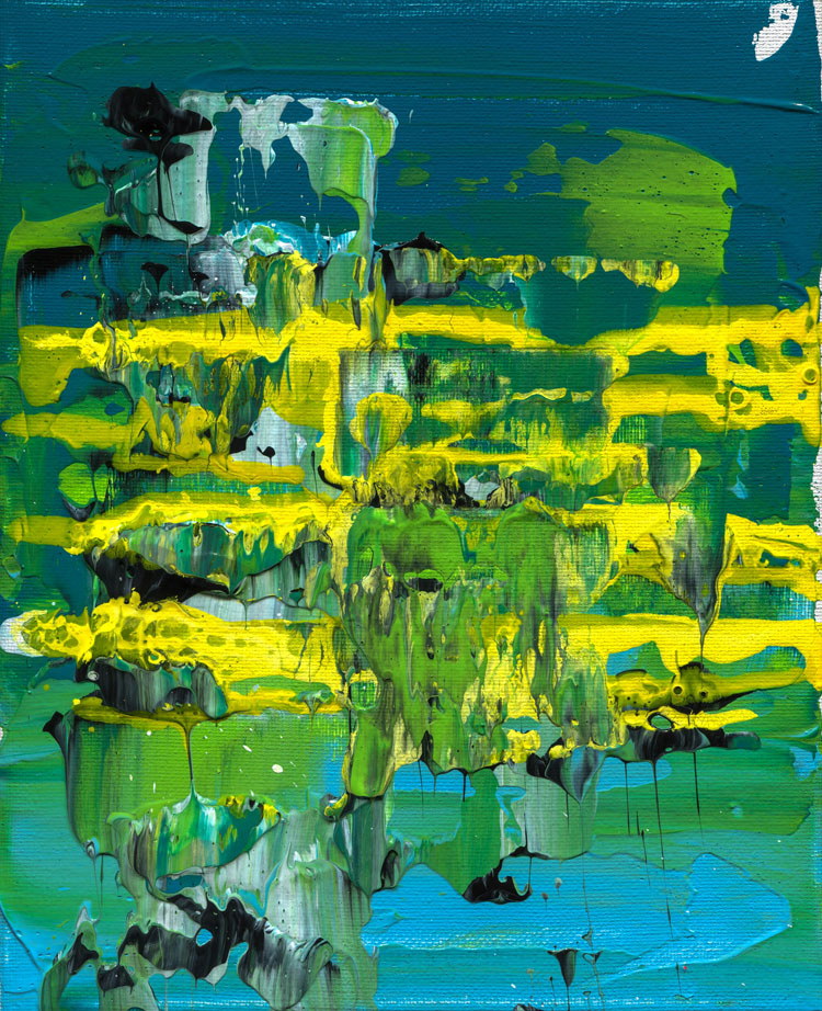 Day 95 of 365 — abstract grief painting