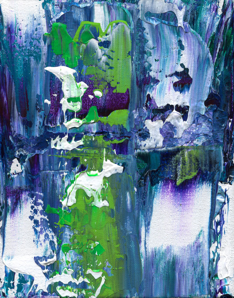 Day 98 of 365 — abstract grief painting