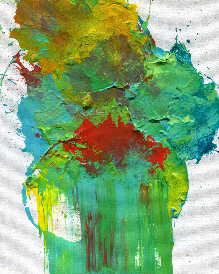 Day 99 of 365 — abstract grief painting