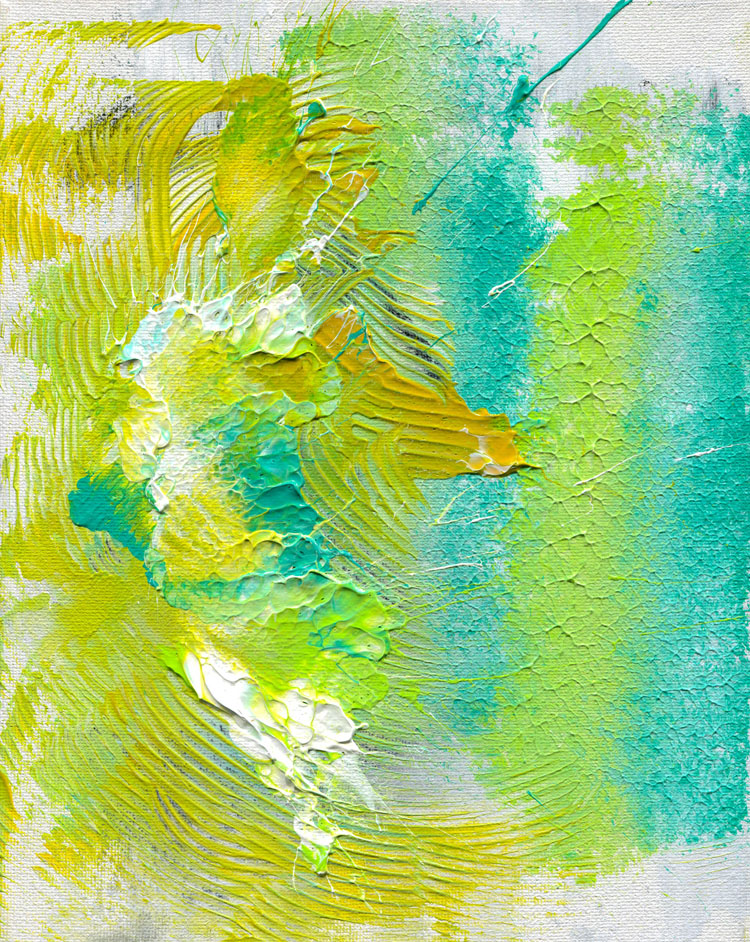 Day 9 of 365 — abstract grief painting